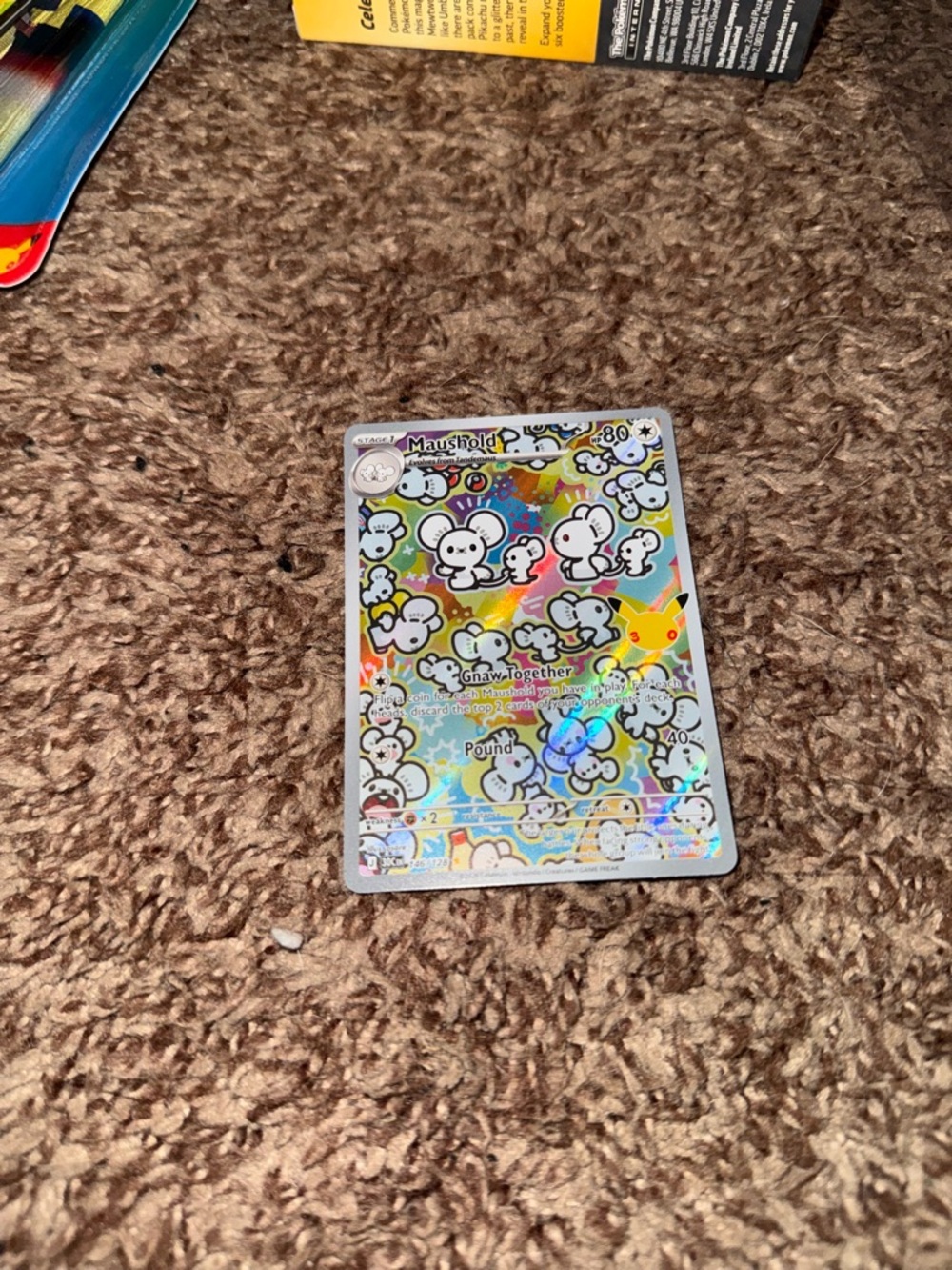 Pokemon TCG Maushold 146/128 30th Anniversary